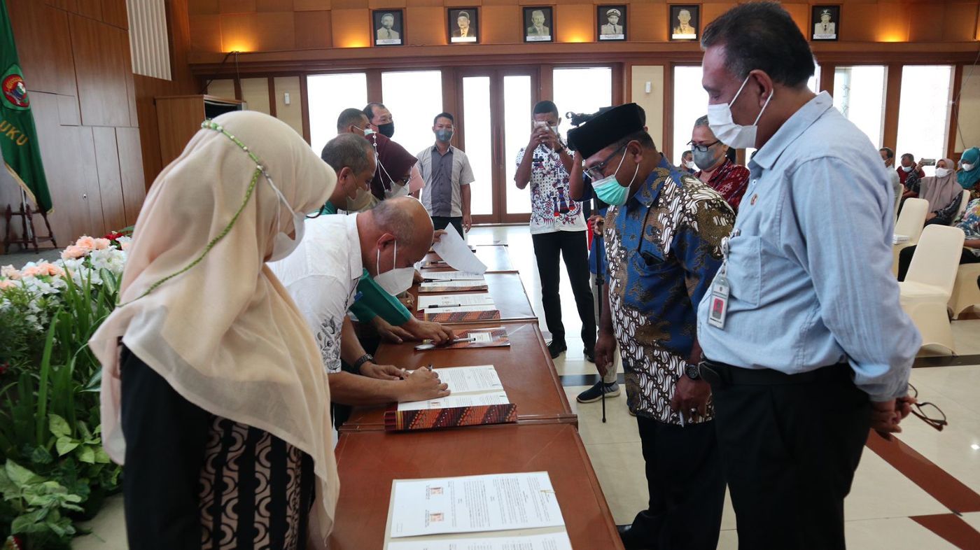 Tujuh OPD Kerja Sama Pemanfaatan Data Kependudukan dengan Disdukcapil Maluku