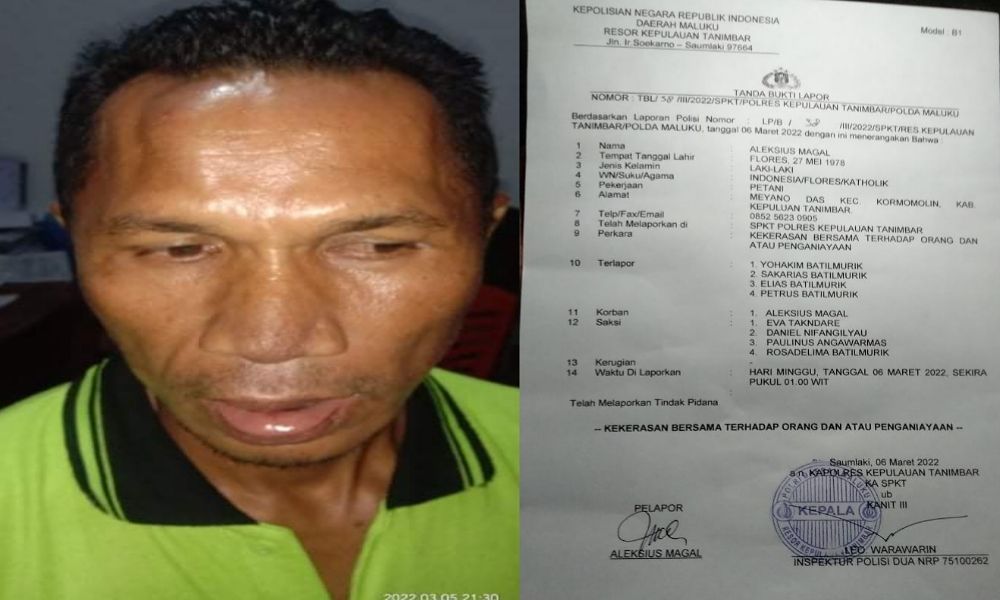 Aleksius Mangal Minta Polres KKT Segera Tangkap 4 Pelaku Penganiayaan di Desa Meyano Das