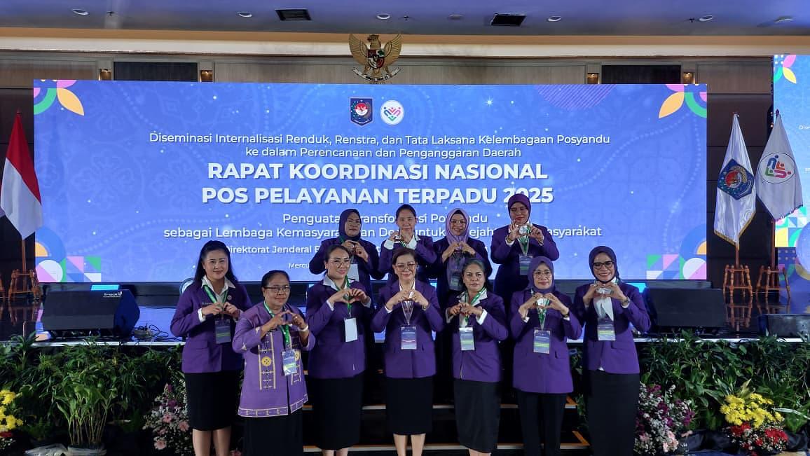 Maya Baby Lewerissa Tegaskan Komitmen Maluku di Rakornas Posyandu 2025