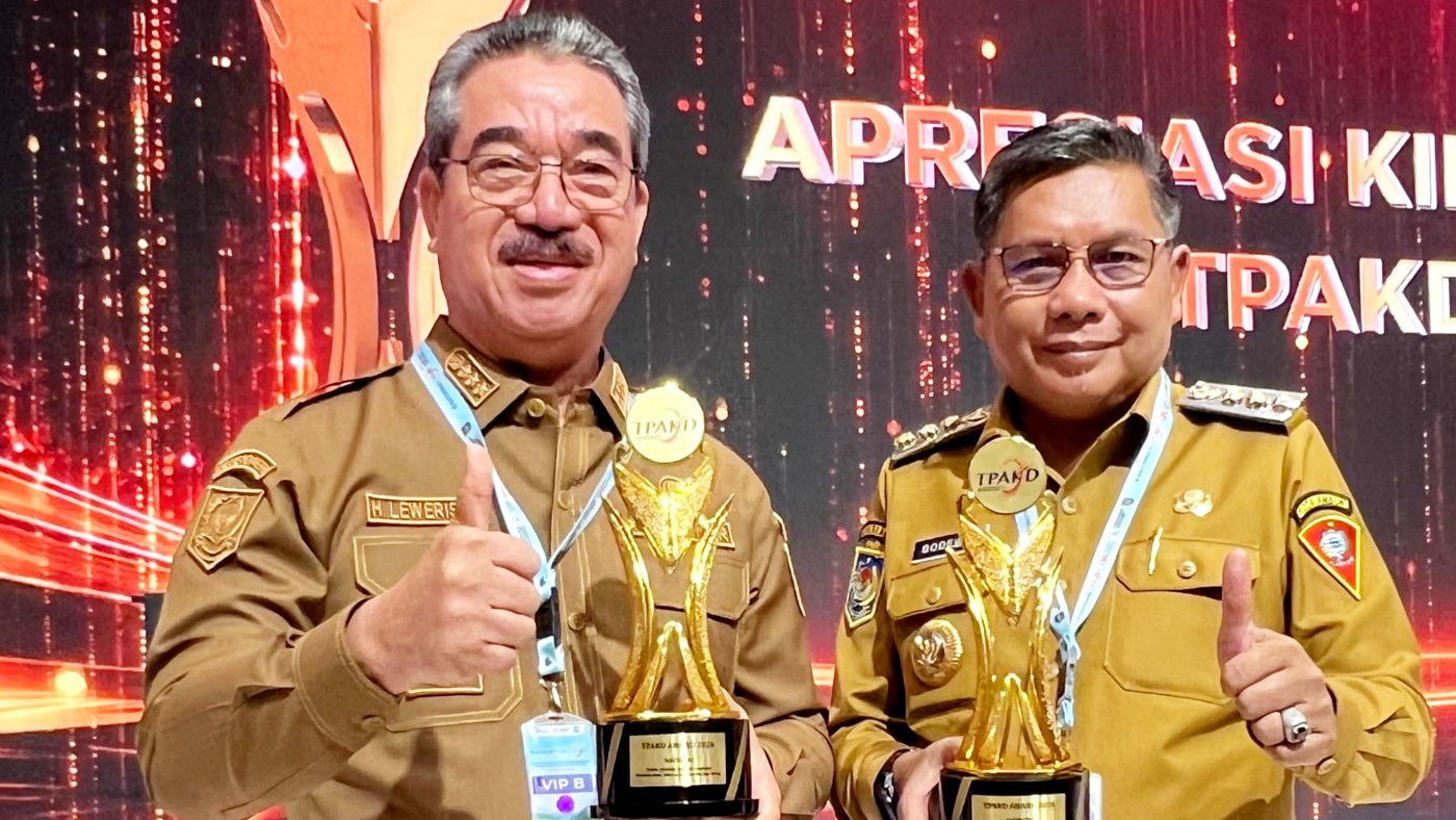 Lewerissa Apresiasi Kerja Tim, Maluku dan Ambon Raih Penghargaan TPAKD Terbaik