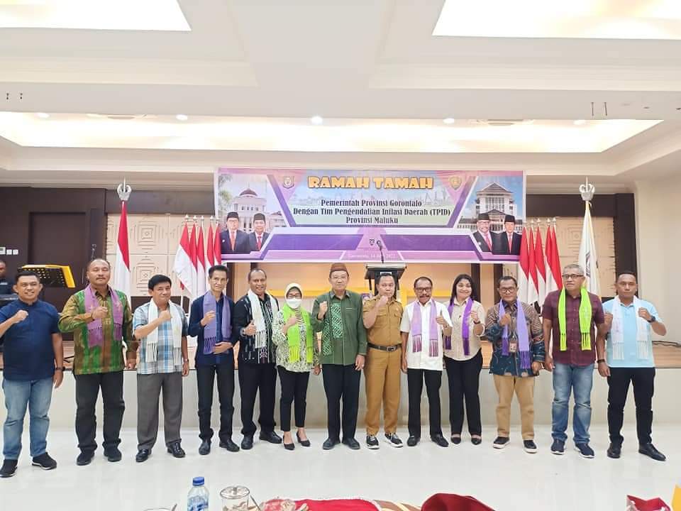 Sekda dan Sejumlah SKPD KKT Ikut Studi Banding dan Capacity Building TPID di Gorontalo