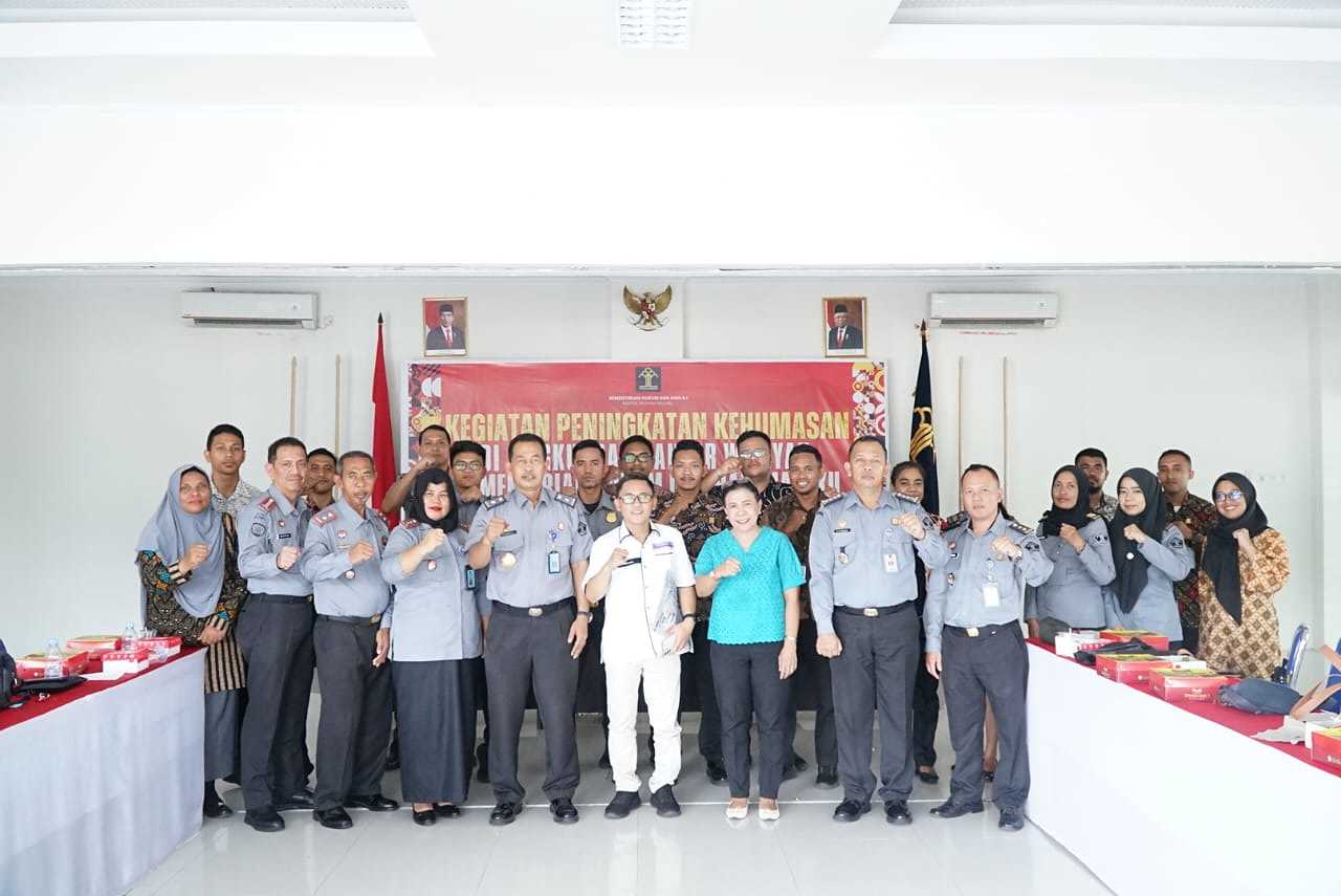 Gandeng PWI Kemenkumham Maluku Gelar Pelatihan Kehumasan