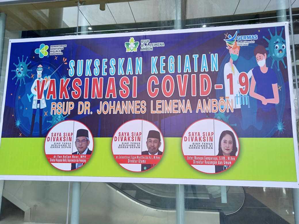 Gubernur Maluku Orang Pertama Yang di Vaksin Covid-19