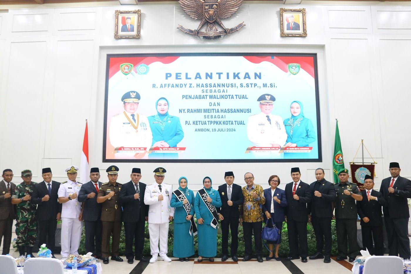 Pesan Sadali Saat Lantik Penjabat Walikota Tual