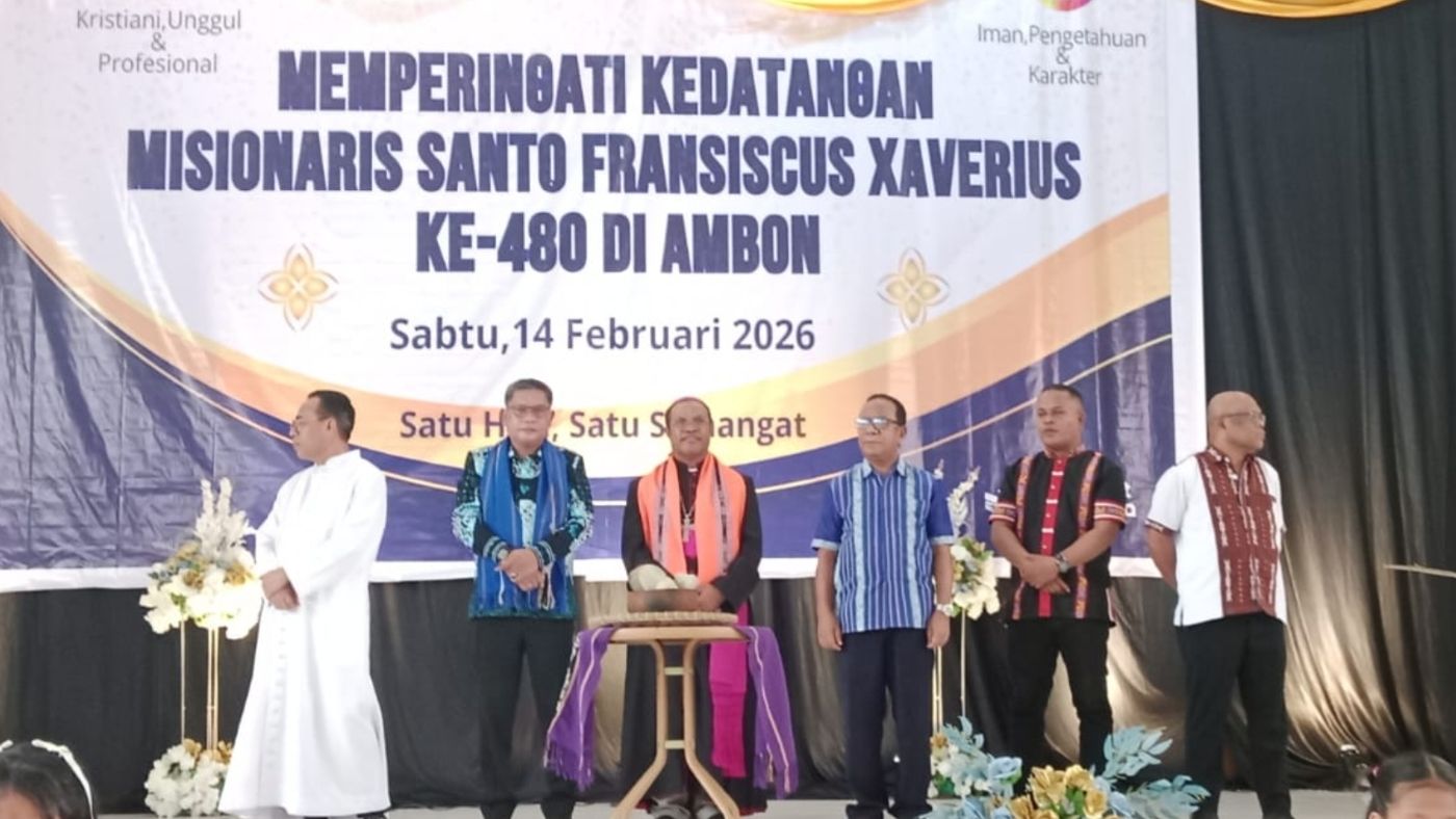 480 Tahun Jejak Santo Fransiskus Xaverius di Ambon, Wali Kota dan Uskup Serukan Persatuan di Tengah Tekanan Ekonomi