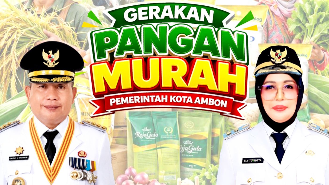 Beras 5 Kg Rp60 Ribu, Pemkot Ambon Gelar Pangan Murah Besok