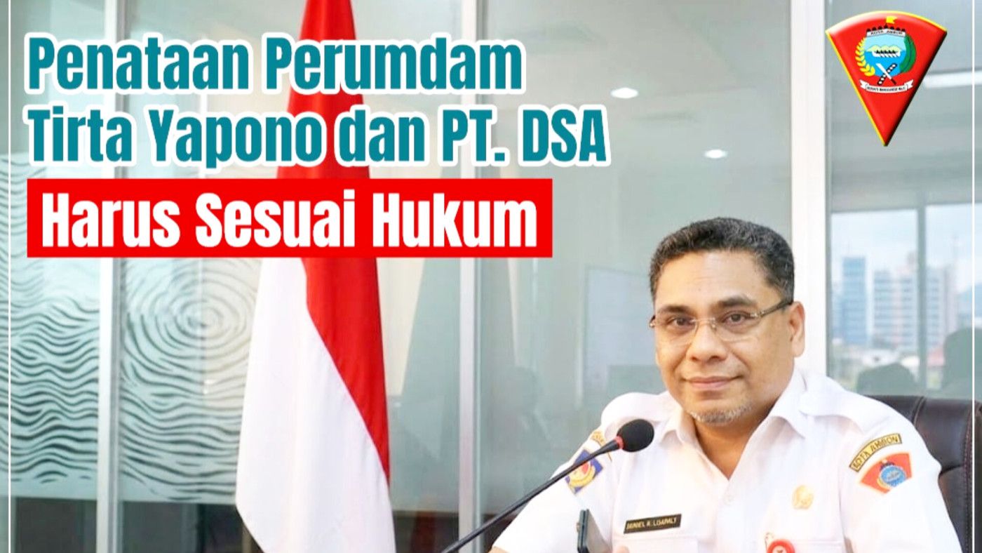 Pemkot Ambon Tegaskan Penataan Tirta Yapono dan PT DSA Wajib Sesuai Hukum