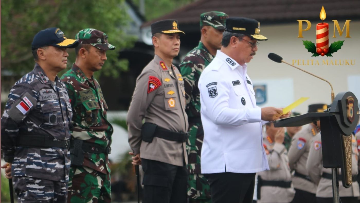 Gubernur Maluku Pimpin Apel Operasi Ketupat 2026