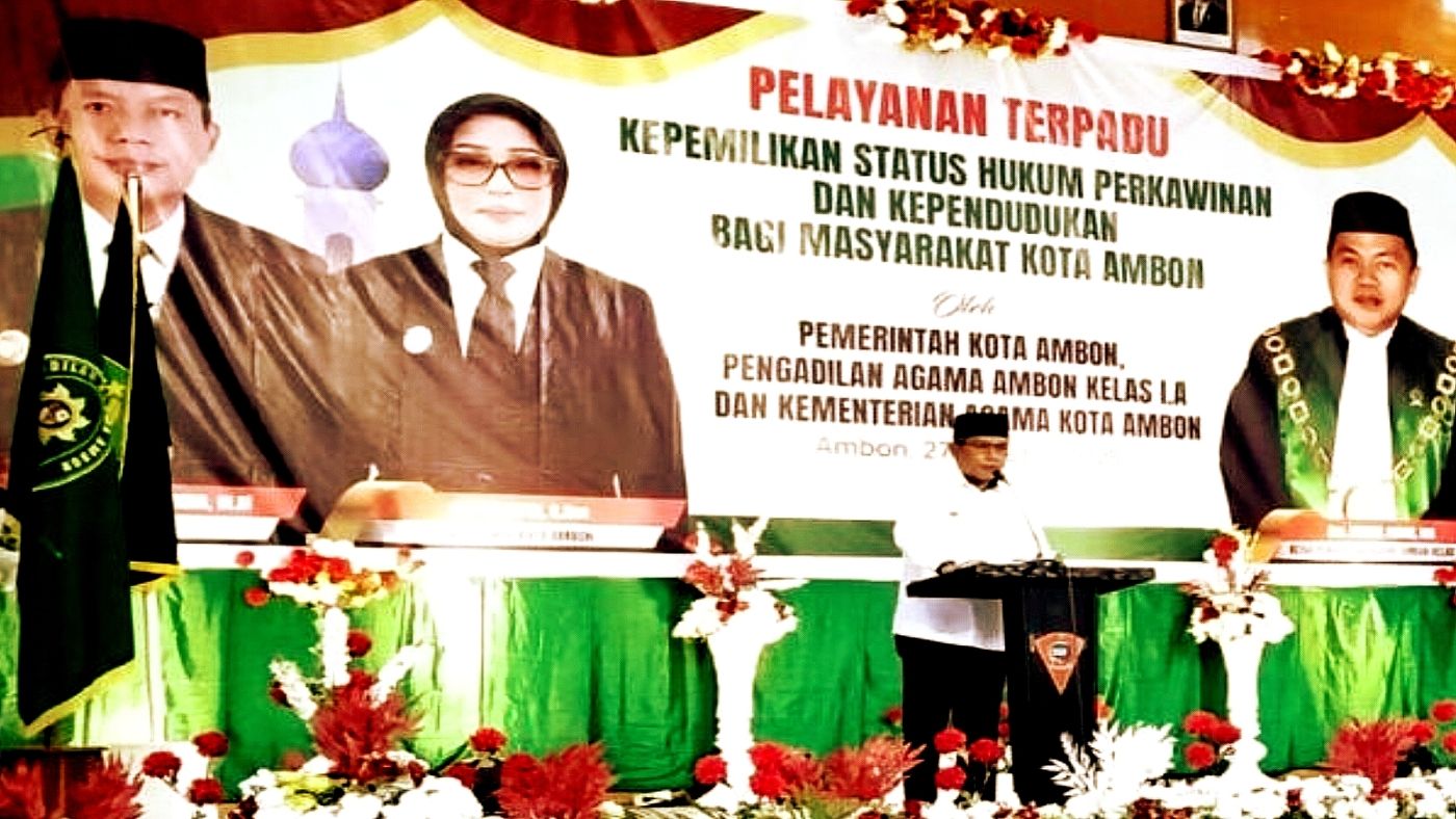 Pemkot Ambon Gelar Sidang Isbat Nikah Terpadu, Puluhan Pasangan Resmi Tercatat Negara
