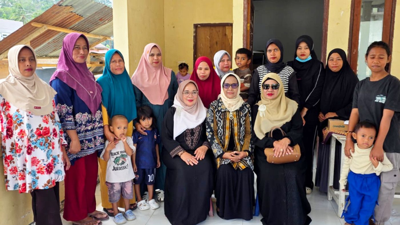 Tak Sekadar Peringati Maulid, 108 Balita di Ambon Disambangi Bantuan Nutrisi