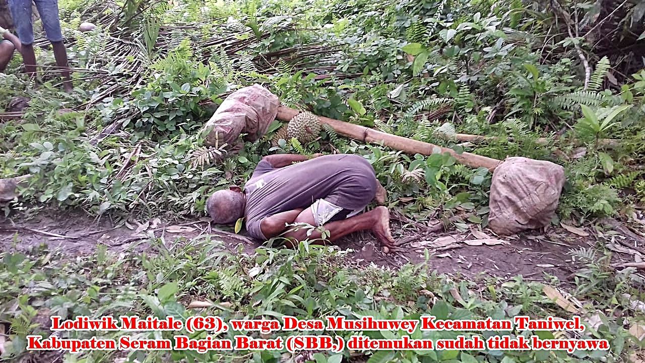 Lodiwik Maitale Ditemukan Tidak Bernyawa Lagi  di Kebun Waya