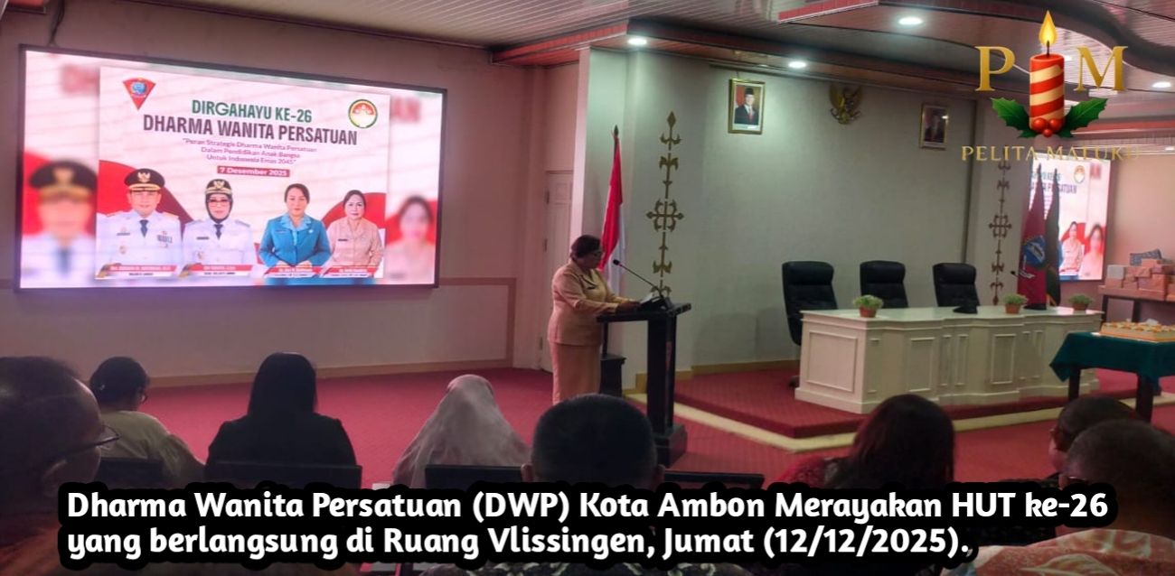 Dari Peringatan HUT DWP, Walikota Ambon Ingatkan Bahaya Krisis Sosial dari Dalam Keluarga