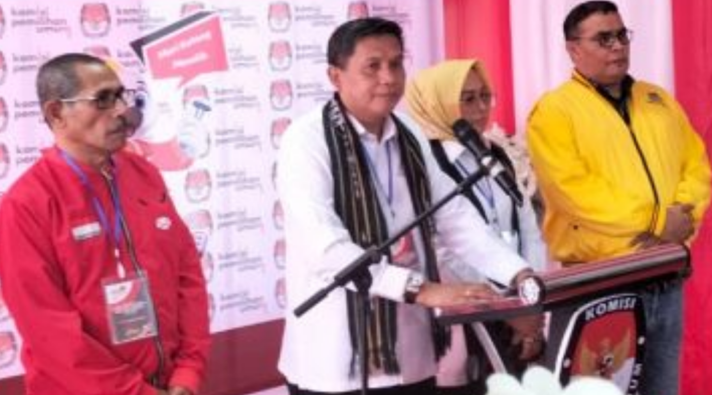 RESMI MENDAFTAR DI KPUD KOTA AMBON, PASANGAN BETA OPTIMIS MENANG