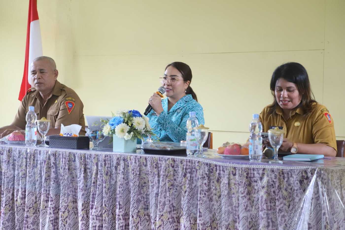 Ketua TP PKK Kota Ambon Ajak Siswa dan Guru SMPN 7 Wujudkan Sekolah Bebas Kekerasan