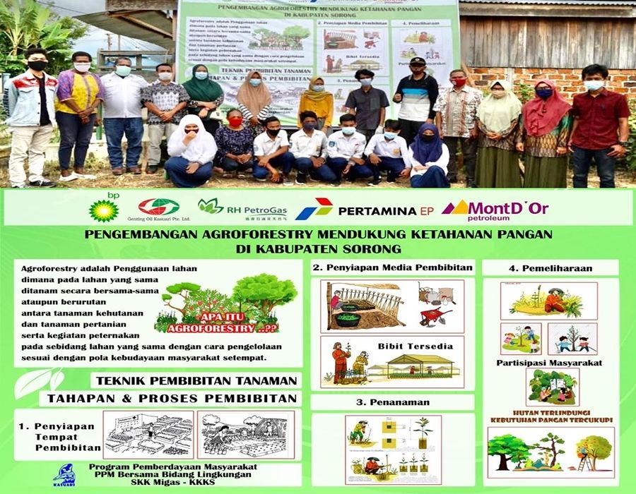 SKK Migas – KKKS Papua Barat Canangkan Pengembangan Potensi Agroforestry Dihari Pangan Nasional