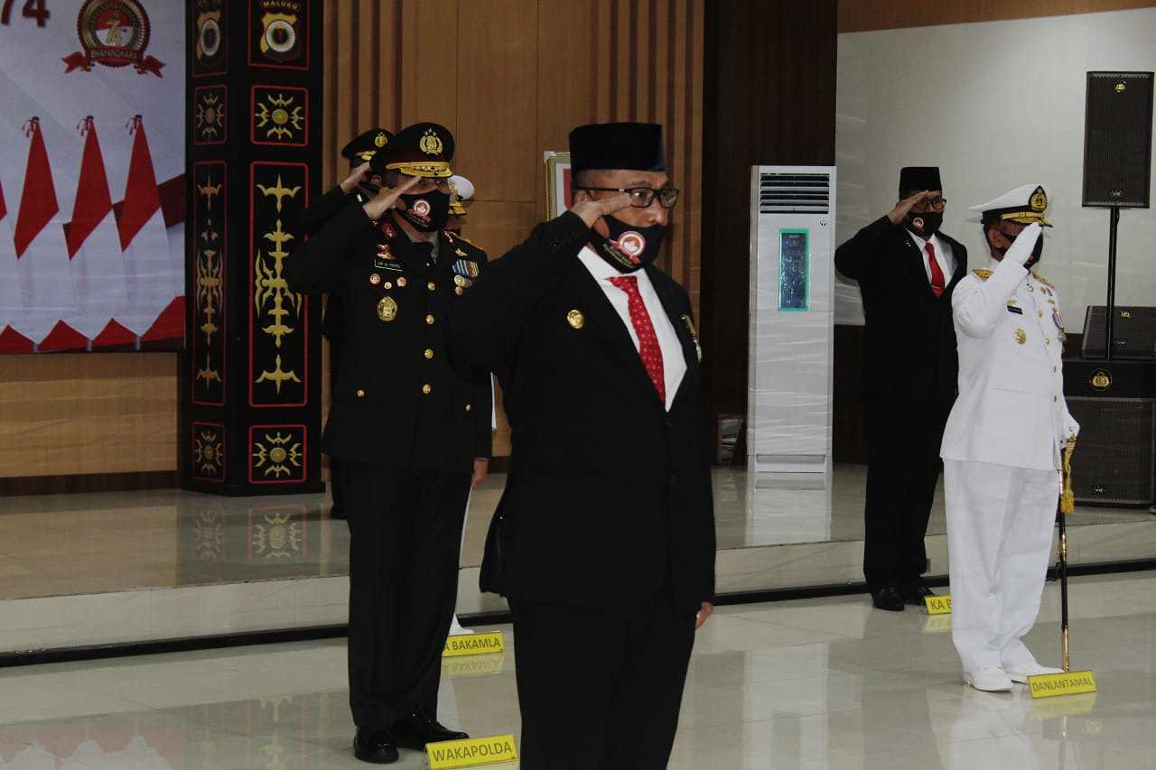 Gubernur Maluku Hadiri HUT Bhayangkara ke-74