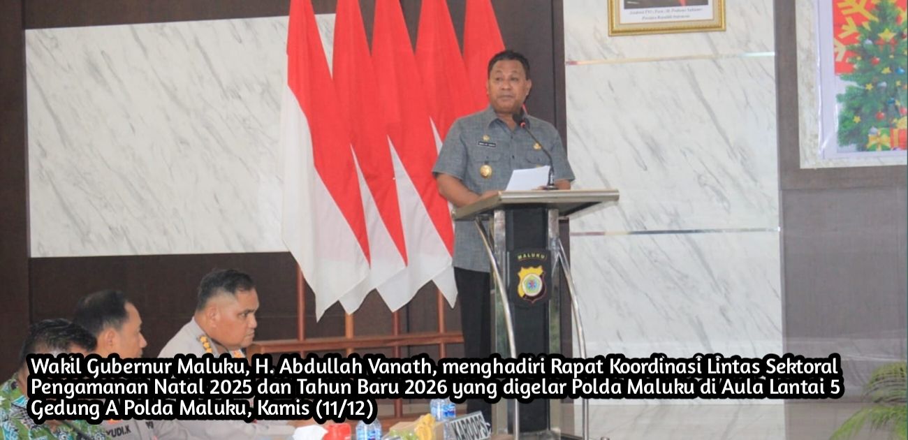 Wagub Maluku Tekankan Antisipasi Cuaca Ekstrem Jelang Natal dan Tahun Baru