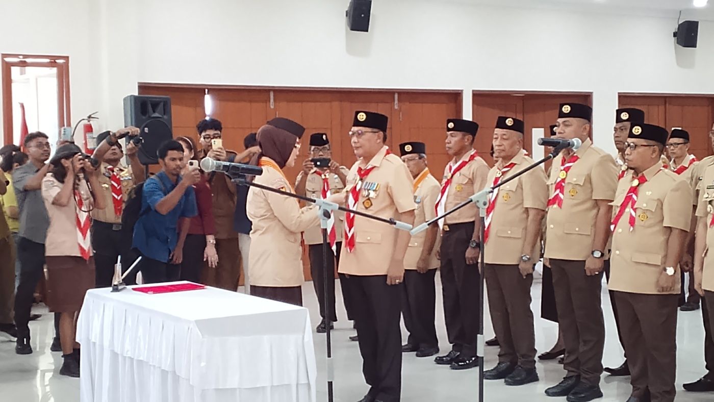 Kak Widya dan Walikota Ambon Minta Pramuka Bentuk Karakter Generasi Muda