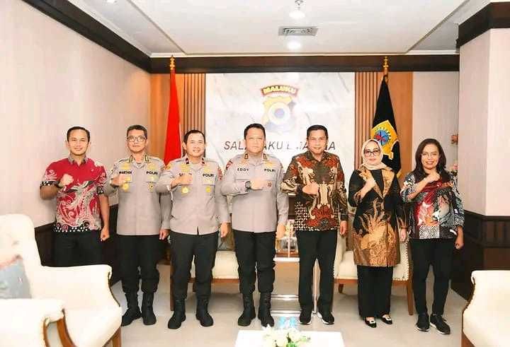 POLDA MALUKU DAN PEMKOT AMBON PERKUAT SINERGITAS KEAMANAN 