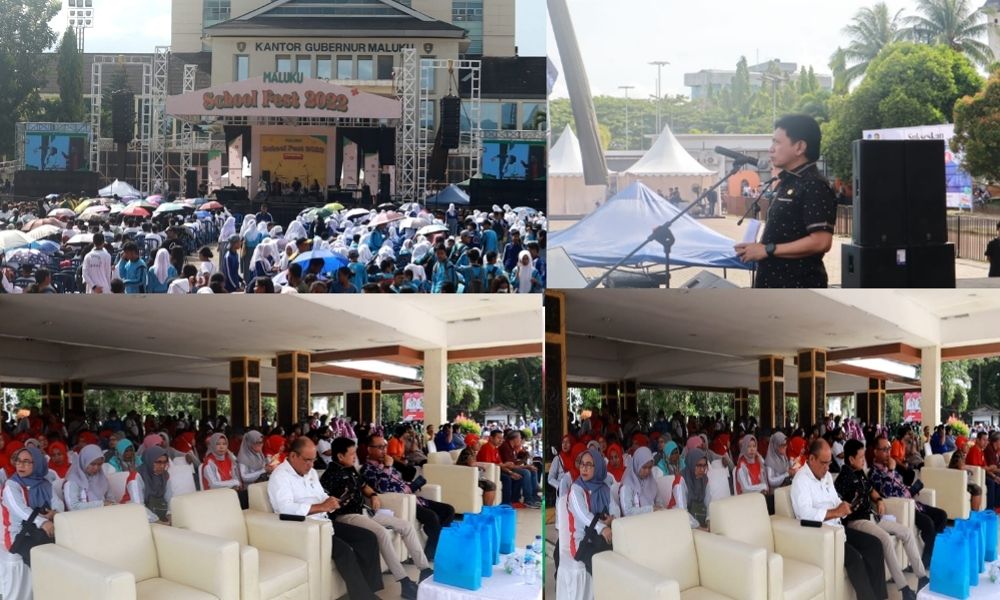 Buka Konektivitas Informasi dan Komunikasi Antar Pulau, Sekda Maluku Buka Event Maluku School Fest 2022