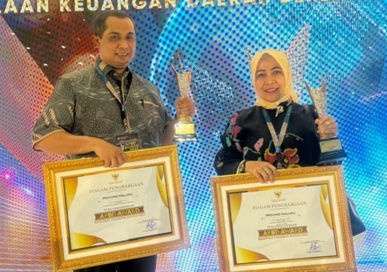 PEMPROV MALUKU RAIH PENGHARGAAN APBD AWARD 2024