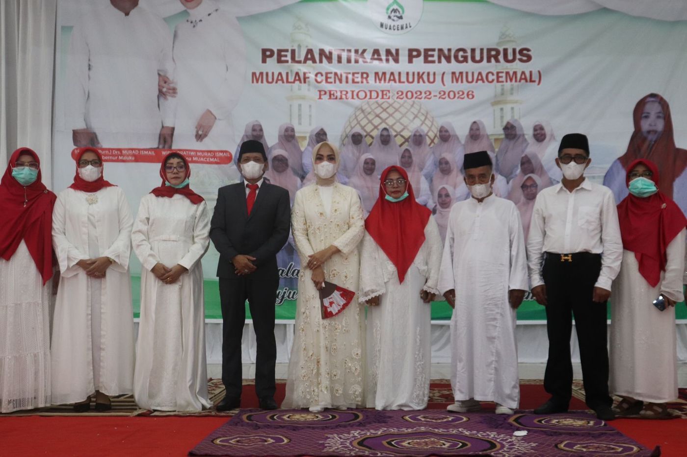 Penjabat Sekda Sadali Ie Lantik DP Mualaf Center Maluku