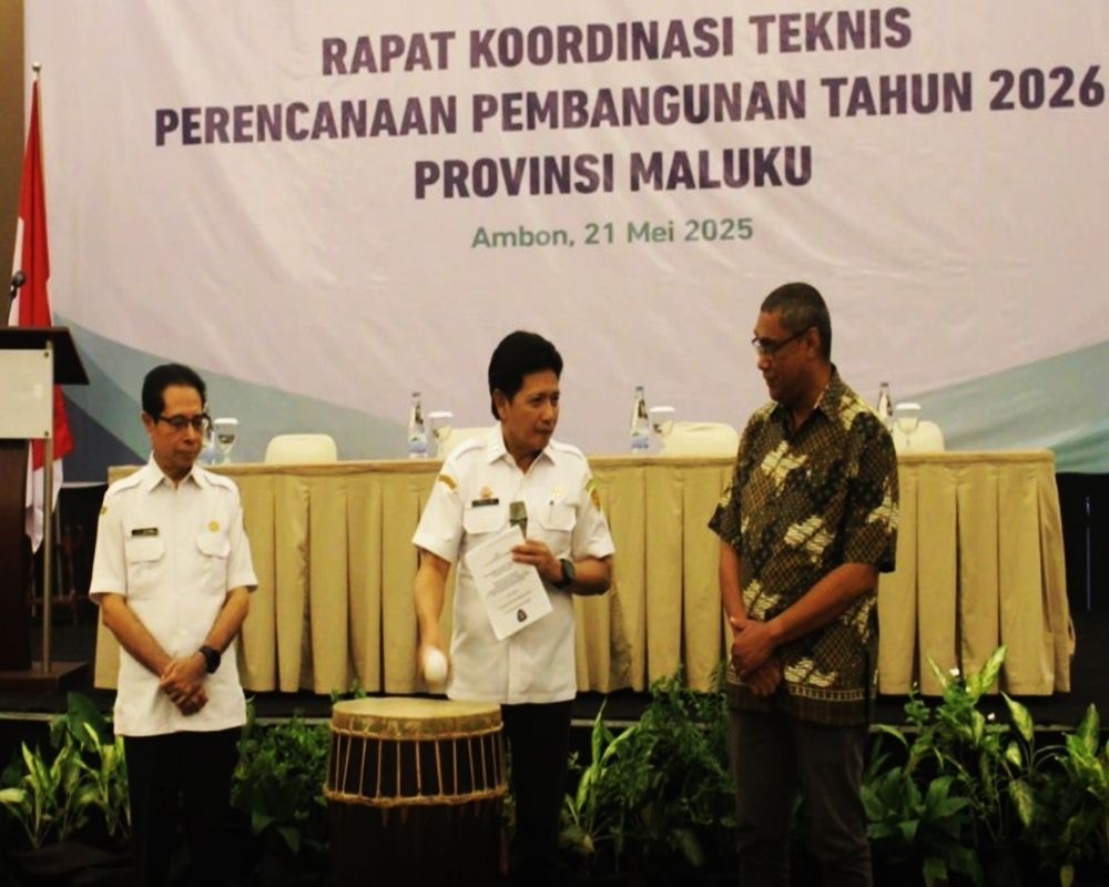 WUJUDKAN SINERGI PEMBANGUNAN YANG TERARAH DAN TERPADU, PEMPROV MALUKU GELAR RAKORTEKRENBANG
