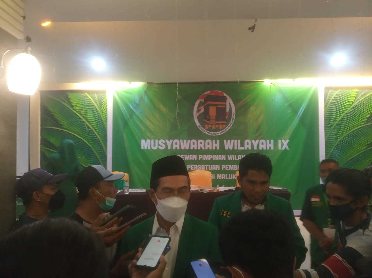Azis Hentihu Pimpin DPW  PPP Maluku Periode 2021-2026