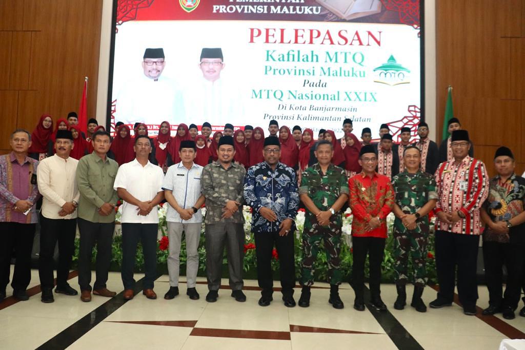 5 Pesan Gubernur Bagi Kafilah Maluku Menuju MTQ Nasional XXIX di Kota Banjarmasin