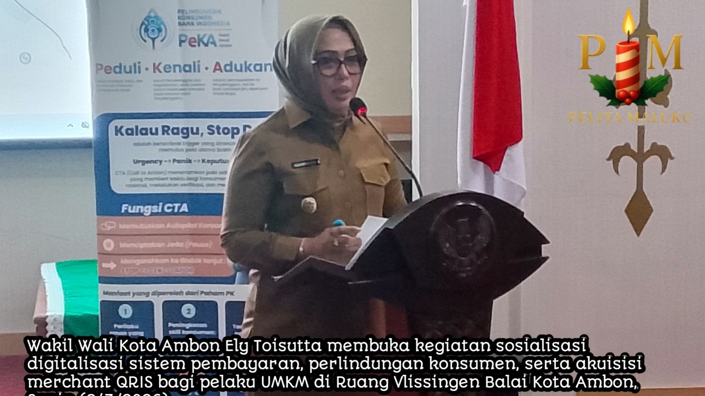 Pemkot Ambon Dorong UMKM Masuk Ekonomi Digital Lewat QRIS