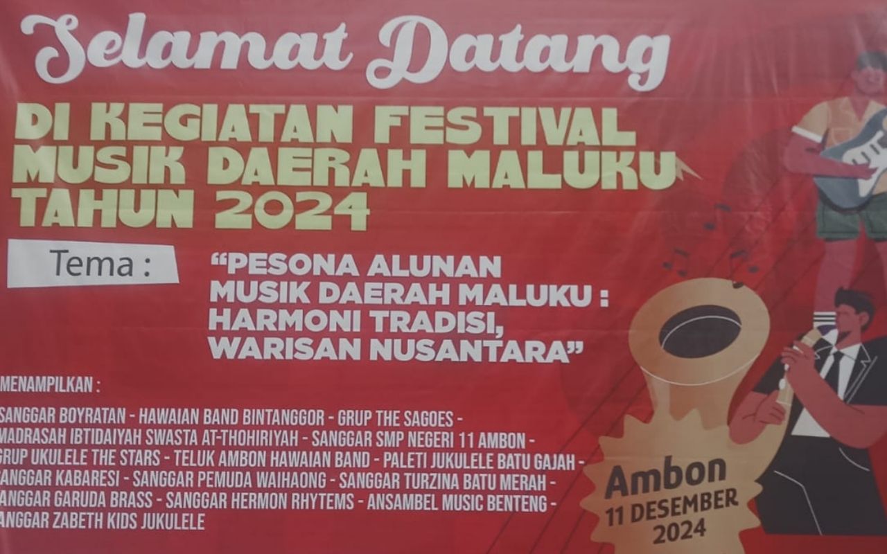 Dikbud Maluku Apresiasi UPTD Siwalima Gelar Festival Musik Daerah Maluku Tahun 2024