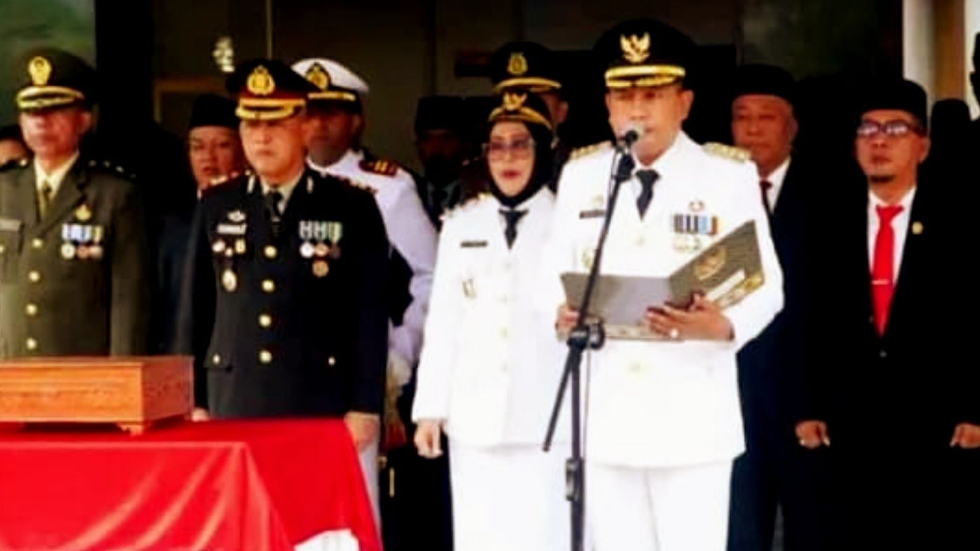 Wali Kota Ambon Pimpin Upacara HUT ke-80 RI di Balai Kota
