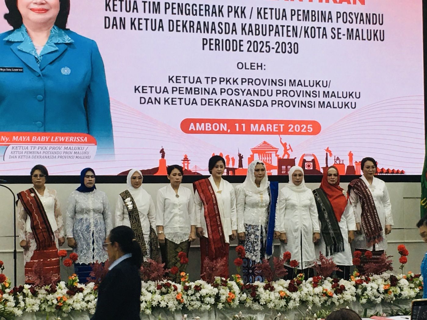 TP PKK, Pembina Posyandu dan Dekranasda 9 Daerah di Maluku Resmi Dilantik