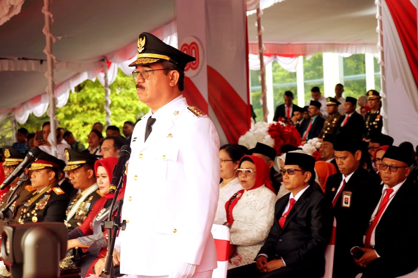 Gubernur Maluku Perdana Pimpin Upacara HUT ke-80 RI 
