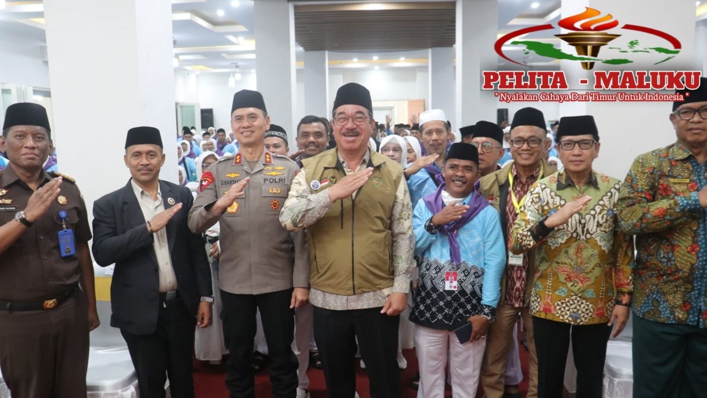 393 Jemaah Haji Ambon Dilepas ke Tanah Suci, Gubernur Maluku: Pulanglah sebagai Haji Mabrur