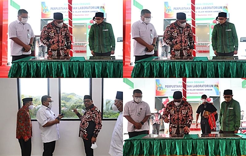 Gubernur Maluku Resmikan Gedung Perpustakaan dan Gedung Lab MIPA IAIN Ambon