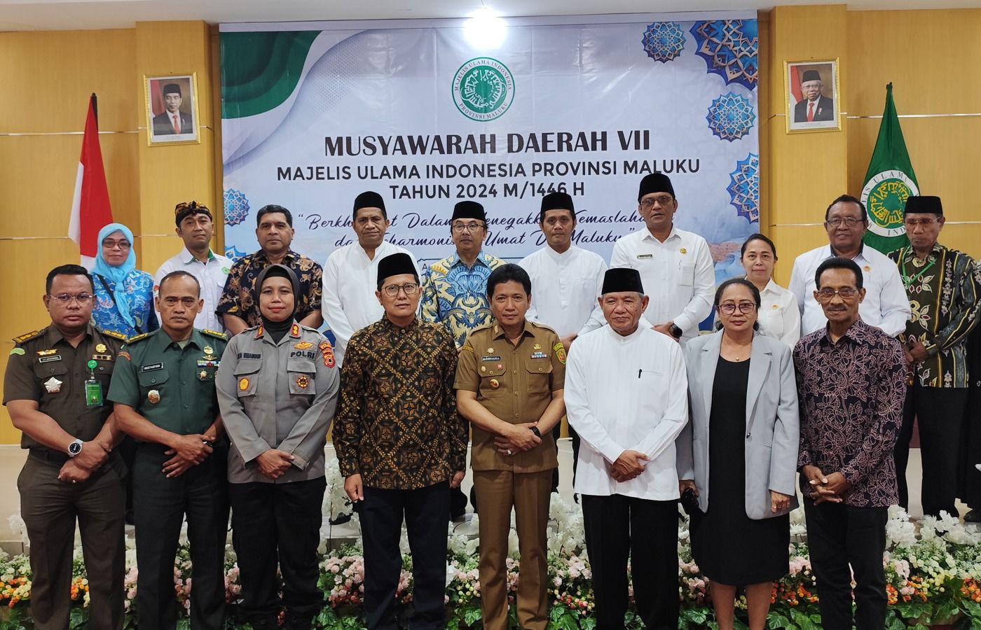 MUSDA VII MUI MALUKU RESMI DIBUKA PJ GUBERNUR SADALI IE