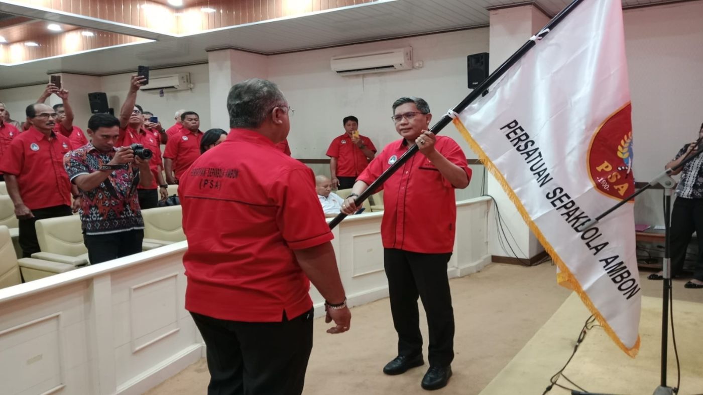 Johan Lewerissa Pimpin PSA Ambon, Wali Kota: Saatnya Kembalikan Kejayaan Sepak Bola