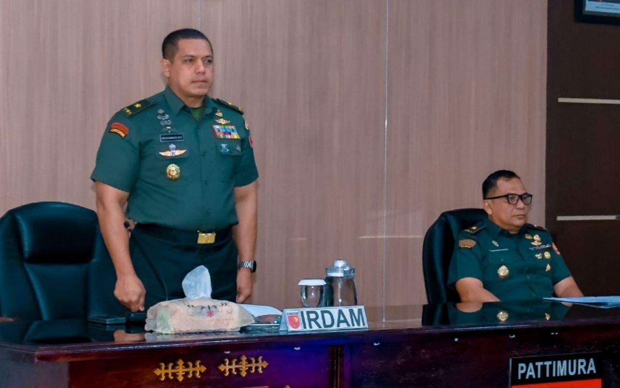 Kodam Pattimura Terima Audit Ketaatan dan Kinerja dari Itjen TNI