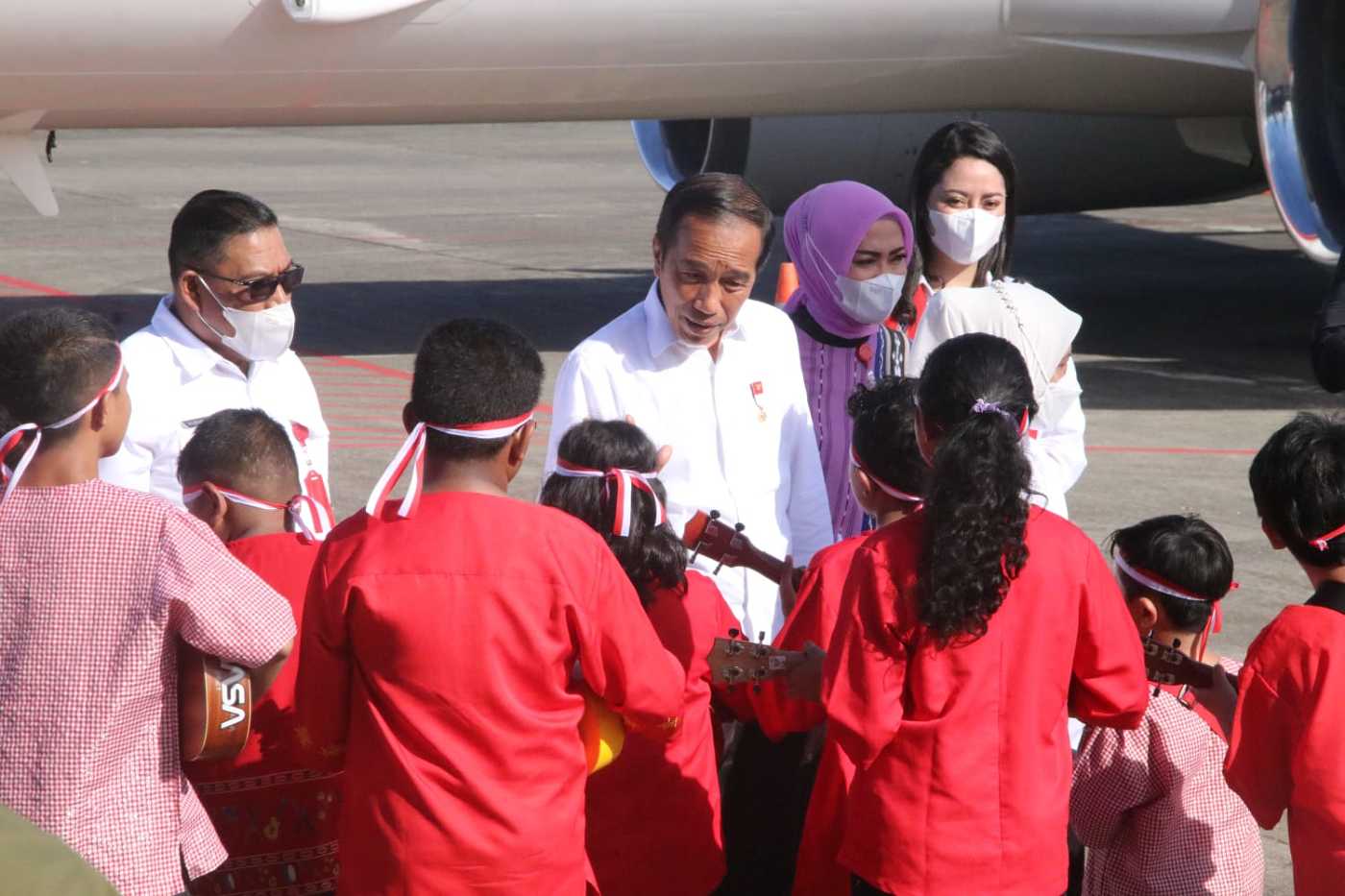Gubernur Maluku Bersama Istri Turut Serta Dampingi Presiden di Pesawat Kepresidenan Menuju Ambon