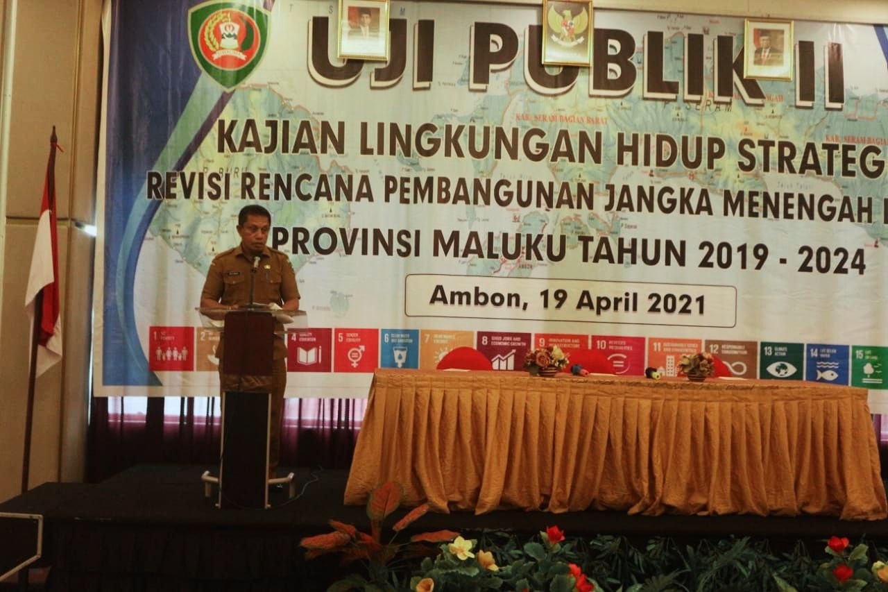 Sekda Buka Uji Publik Tahap II KLHS revisi RPJMD Maluku Tahun 2019 - 2024