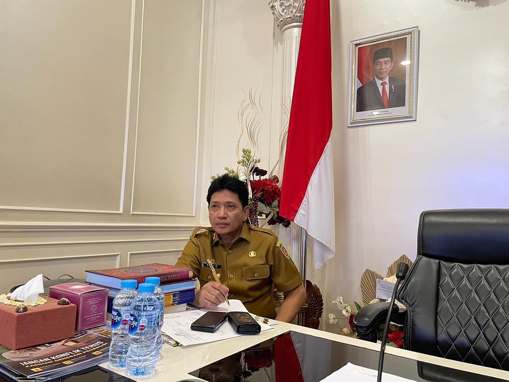 Sekda Maluku Ikuti Arahan Presiden Joko Widodo Dalam Pertemuan Tahunan Industri Jasa Keuangan Tahun 2023