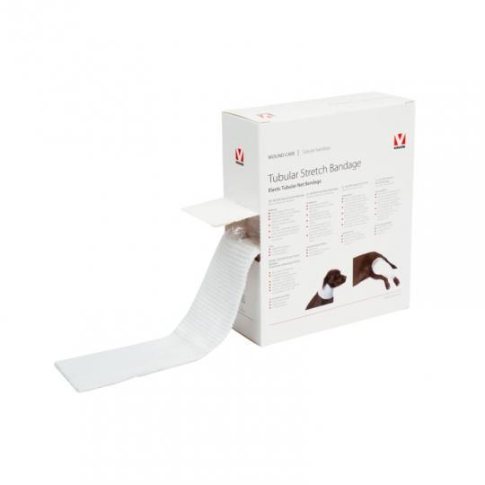 BUSTER Tubular Stretch Bandage, white, 5 cm x 6.5 m
