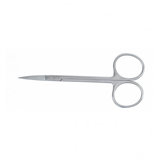 KRUUSE Cooper eye scissors curved 12 cm pointed/pointed 