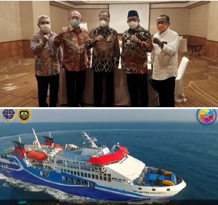 Menhub Serahkan KMP Bahtera Nusantara 02 Kepada Gubernur Maluku