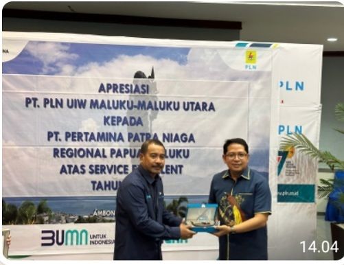 PT PPNR Papua-Maluku Terima Apresiasi Service Excellent dari PT PLN Unit Induk Wilayah Maluku-Maluku Utara