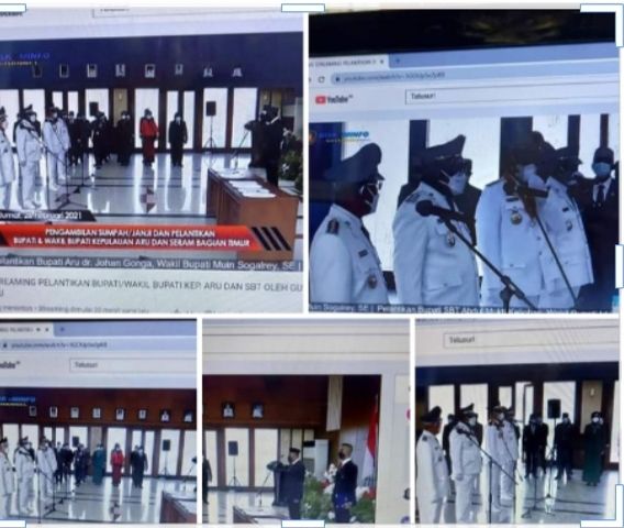 Pelantikan Dua Bupati Pers Tidak Diijinkan Masuk  Liput Melalui Live Streaming