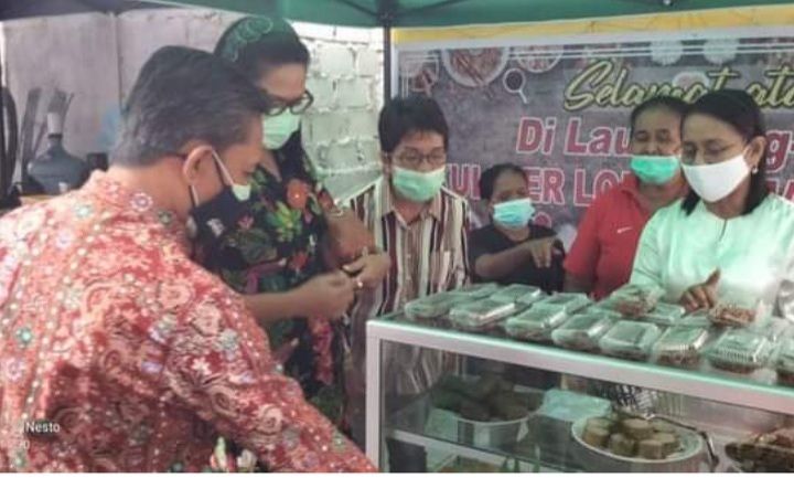 KEPALA  BI SUPORT HADIRNYA KULINER LORANG MARANATHA UNTUK PULIHKAN PEREKONOMIAN WARGA