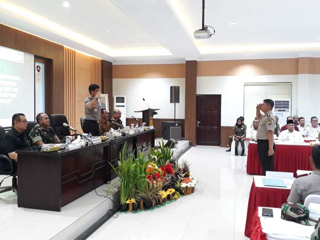 Pengamanan Operasi Lilin Siwalima 2019, Polda Maluku Gelar Rakor Lintas Sektor