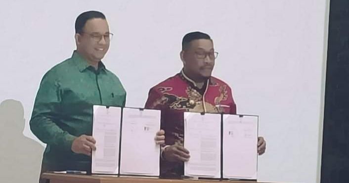 KECINTAANNYA UNTUK MALUKU GUBERNUR BUAT KERJA SAMA DENGAN BANK DKI-PENANDATANGAN MoU